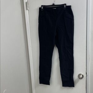 Elegant Black Straight Leg Women's Pants